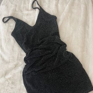 PrettyLittleThing Black Mini Dress